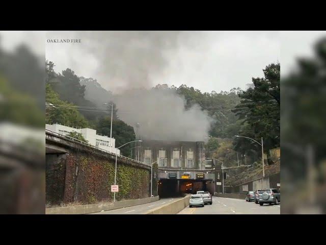 Highway 24 reopens after Caldecott Tunnel car fire blocks eastbound lanes