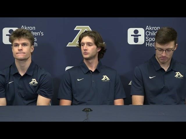 2025 Akron Zips Baseball Preseason Preview with Student-Athletes - 2/12/2025