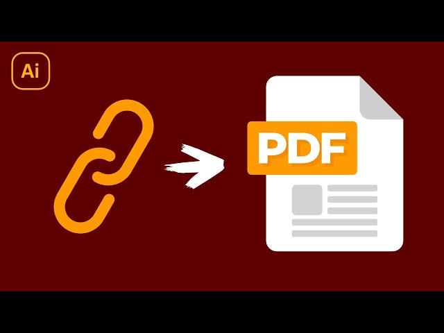 Add Links To A PDF In Illustrator