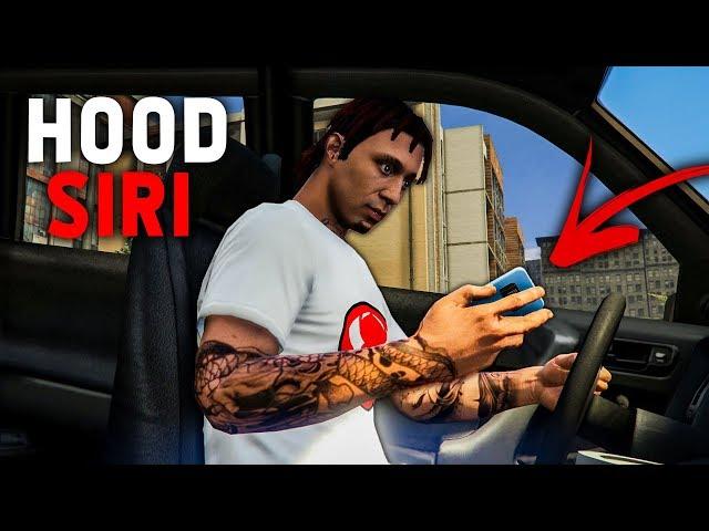 "HOOD SIRI" GONE WRONG! (GTA 5 FUNNY SKIT BY YoBoy Rex)