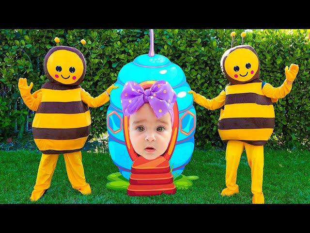 Kids story about Bees friends with Alice and Chris