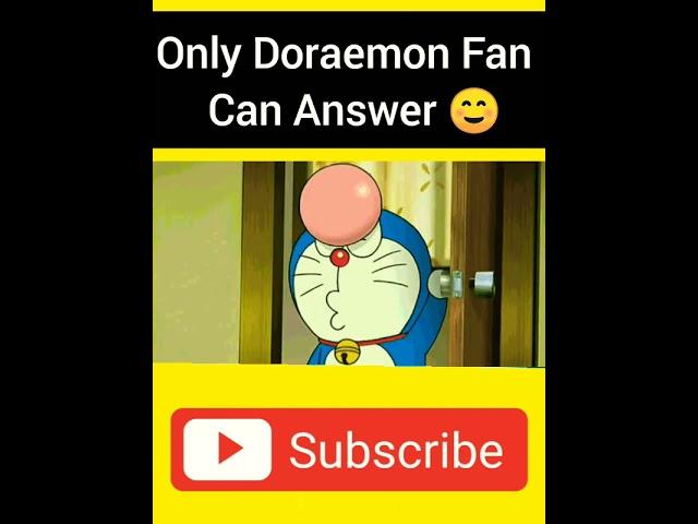 Only Doraemon Fans Can Answer|BY POKEGX| #shorts #ytshorts #doraemon #nobita #facts #viral #anime