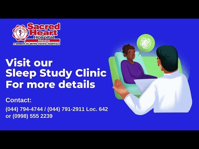 The very FIRST "Sleep Study" in Bulacan. Tara na!