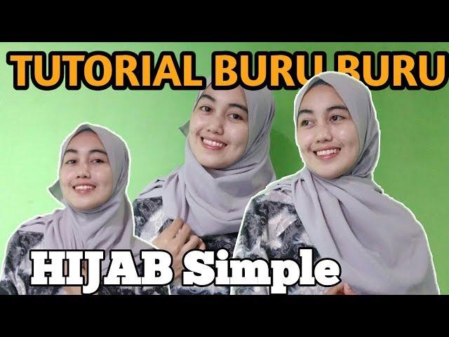 SIMPLE HIJAB TUTORIAL BURU BURU ALA Aisyah Rukmini