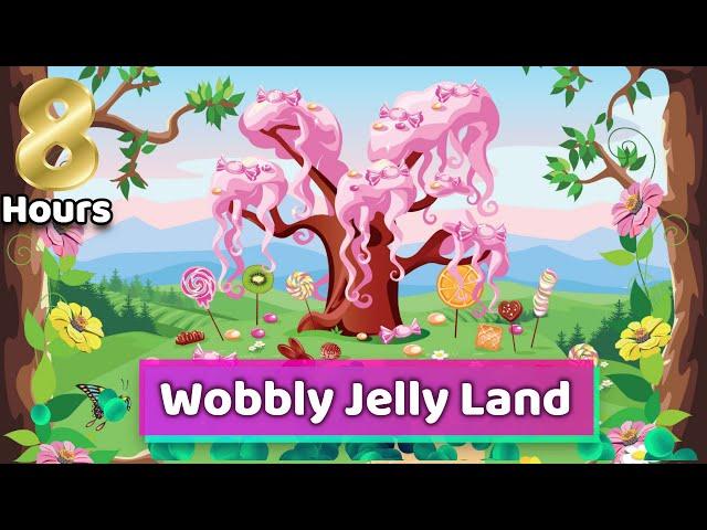 Sleep Meditation for Children | 8 HOURS WOBBLY JELLY LAND | Sleep Story for Kids