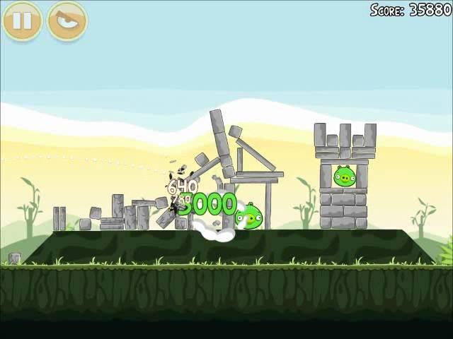 Official Angry Birds Walkthrough Poached Eggs 2-5