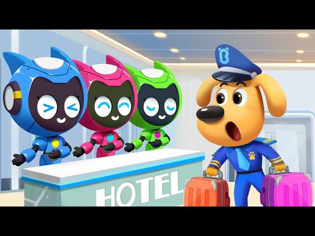 Hotel Robot  Dibujos Animados Sheriff Labrador en Español