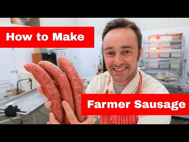 How to Make Farmer Sausage/ Mennonite Sausage.