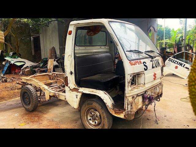 Fully Restore Damaged Old Suzuki Super Carry Truck 1.0 MT 1980s // Restoration SUZUKI Full TimeLapse