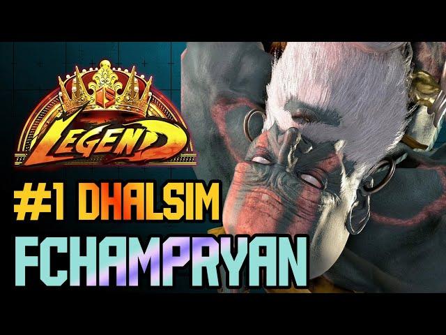 SF6  One of THE BEST Dhalsim IN THE WORLD! (ft. FChampRyan)