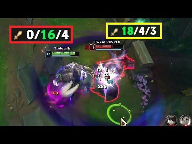 0/16 Volibear vs 18/4 Darius