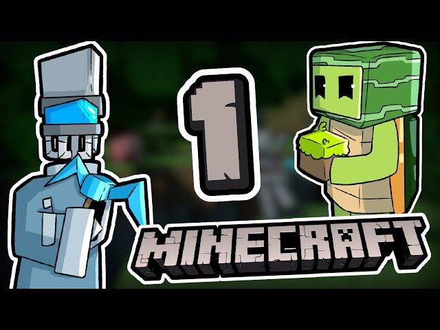 ISLAND TIME - Nevernamed and TheTurtleMelon - Minecraft Deserted Island - Part 1