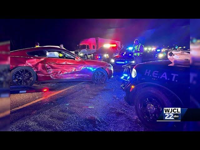 High-speed chase and crash in Liberty County