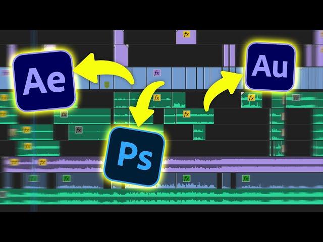 Dynamic Linking with Adobe After Effects, Photoshop & Audition (Premiere Pro Tutorial)