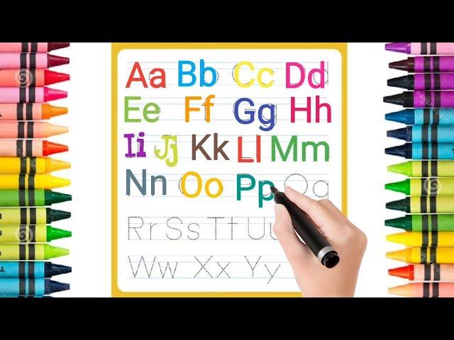 Aa Bb Cc| Phonics song| | A to Z alphabets writing| |colourful alphabets