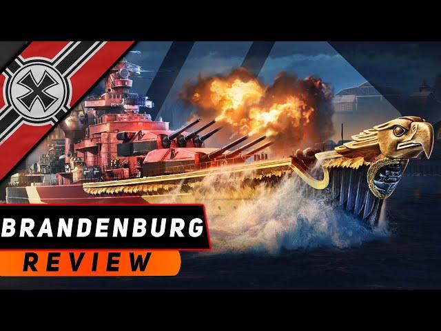 ЛИНКОР BRANDENBURG! ЛУЧШЕЕ ПМК НА УРОВНЕ? МИР КОРАБЛЕЙ/WORLD OF WARSHIPS