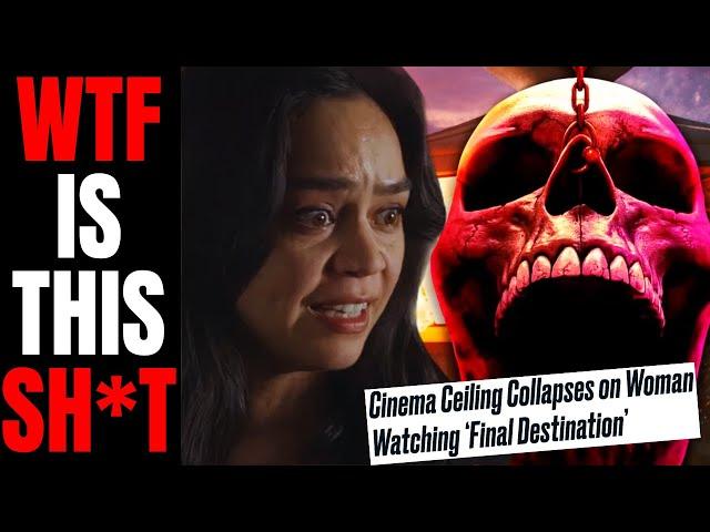 Final Destination Turns REAL! | Ceiling COLLAPSES On Woman During Final Destination: Bloodlines