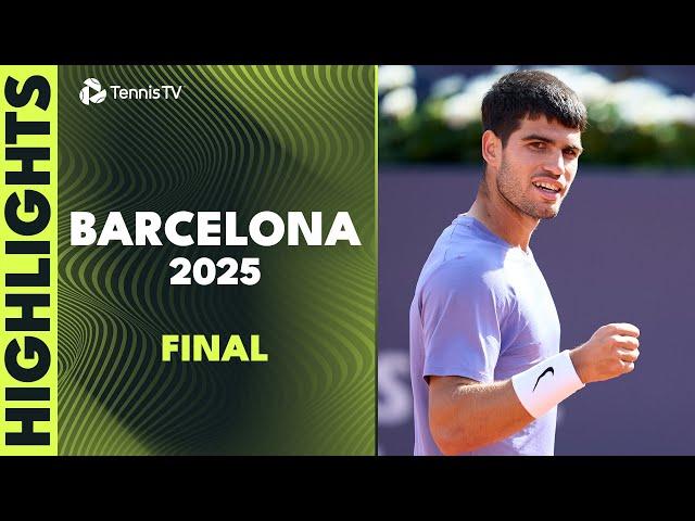 Carlos Alcaraz vs Holger Rune For The Title!  | Barcelona 2025 Final Highlights