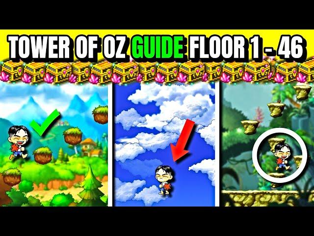 Maplestory Tower Of Oz GUIDE (Floor 1 - 46)