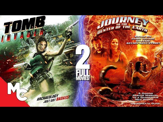 Tomb Invader + Journey To The Center Of The Earth | 2 Full Movies | Action Adventure Double Feature