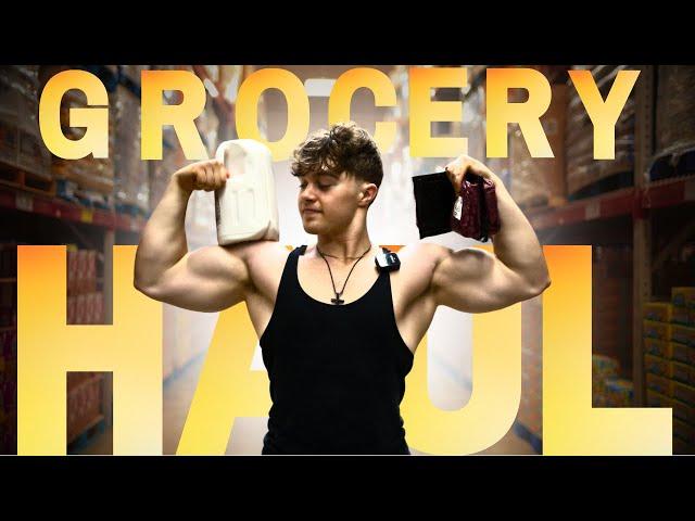 18-year-old Bodybuilder Grocery Haul | Showing You Best Chest Day Techniques!!