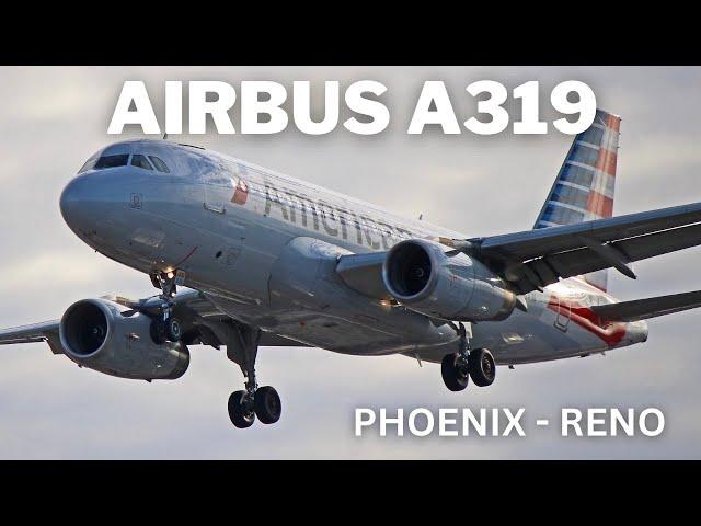 Fenix A319 IAE | Phoenix - Reno  | KPHX - KRNO | Microsoft Flight Simulator