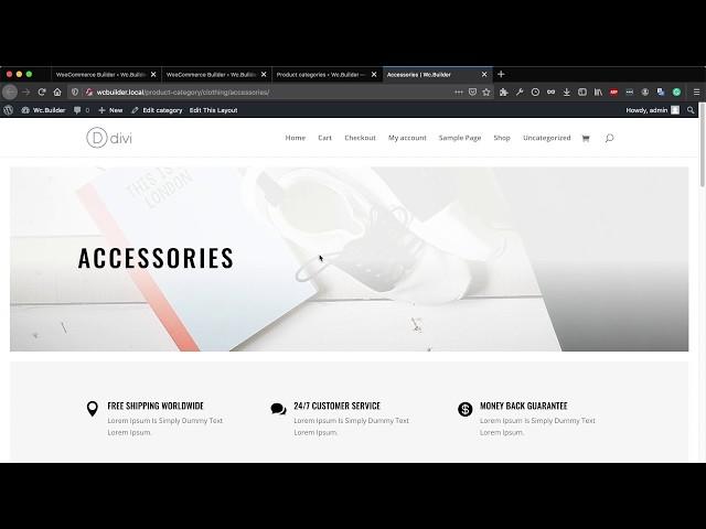 3. Default Shop & Archive Layouts - WooCommerce Builder For Divi Plugin