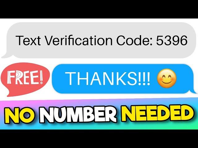 Free Phone Number for SMS Verification Texts | No Phone Number Required