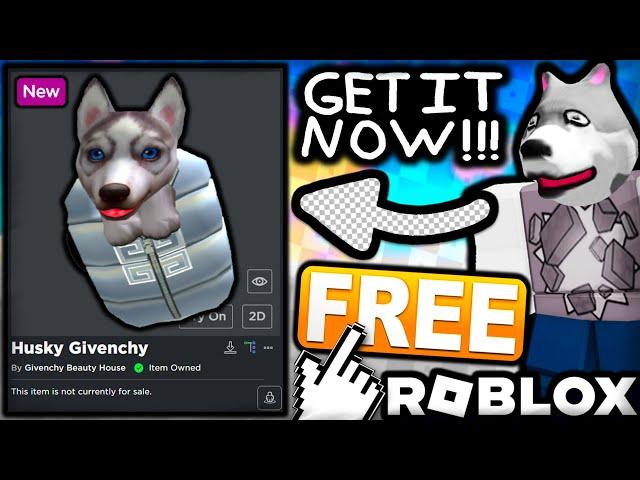 FREE ACCESSORY! HOW TO GET Husky Givenchy Backpack! (ROBLOX Givenchy Beauty House EVENT)