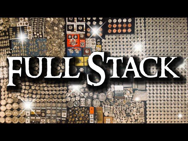 Full Stack Video - Silver and Gold Stack Revealed! (3.5 Years of Stacking)