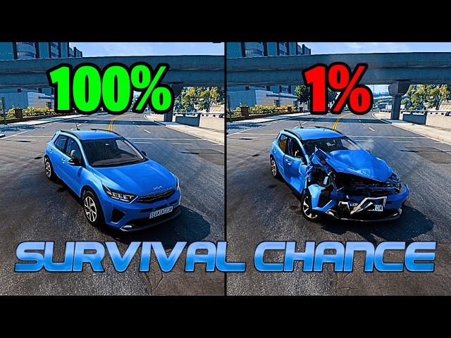 Realistic Survival Chance Crashes #77 | BeamNG.drive