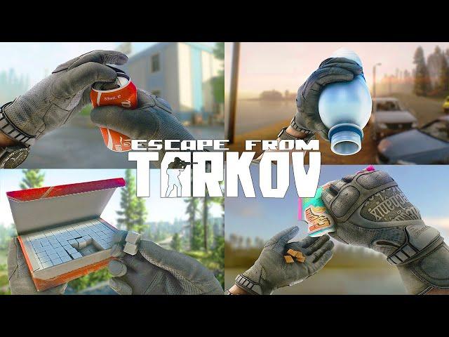 Epic Beautiful All Food and Drinks Animation - Escape from Tarkov [2022] | 4k