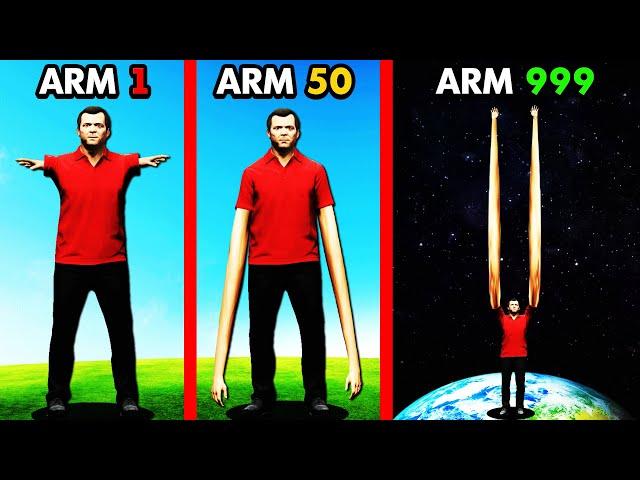 Growing LONGEST ARMS In GTA 5