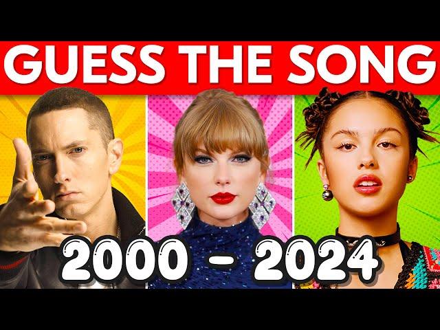 Guess the Song  | Most Popular Songs 2000-2024 |  Music Quiz