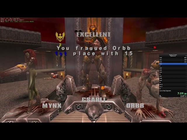 (Quake III Arena) Nightmare! Speedrun 1:02:57