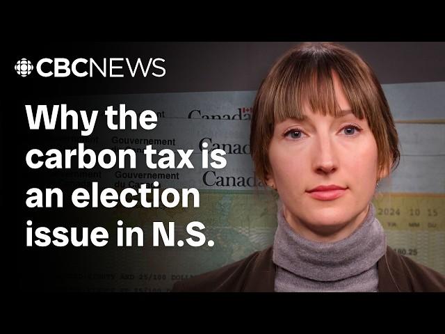 Why is the carbon tax an election issue in Nova Scotia?