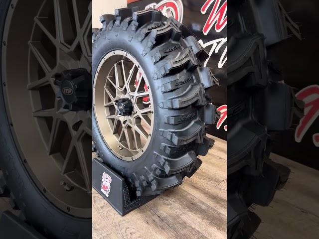 EFX Motoslayer Tires Mounted on ITP Hurricane Bronze Wheels : Wild Boar ATV Parts