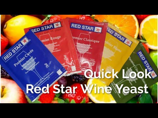 Quick Look - Red Star Wine Yeast