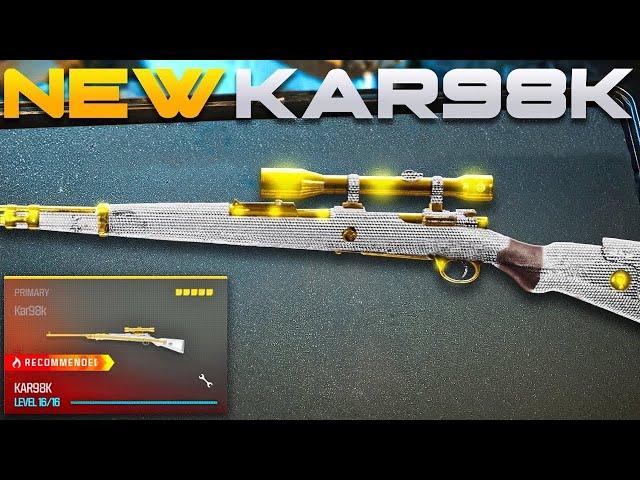 *NEW* KAR98K is INSANE in WARZONE 4!!  (Best “Kar98k” Class Setup)