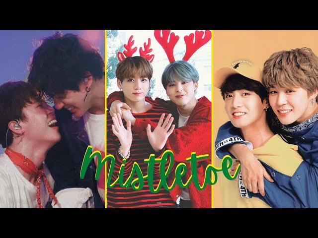  BTS JIMIN & JUNGKOOK  Mistletoe Christmas Day 1 Hour  Christmas Song One Hour 