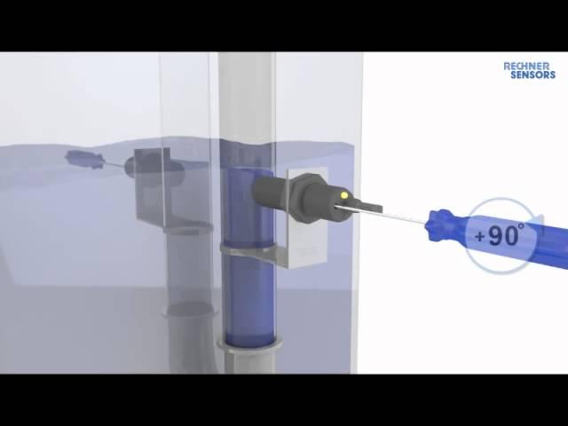 Rechner Sensors - Adjustment of Flush Mounted Capacitive Sensor in Bypass Application