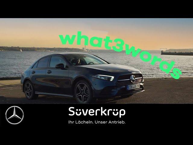 Mercedes-Benz Navigation leicht gemacht mit what3words - #Süverkrüp, A-Klasse, A-Class, Tutorial