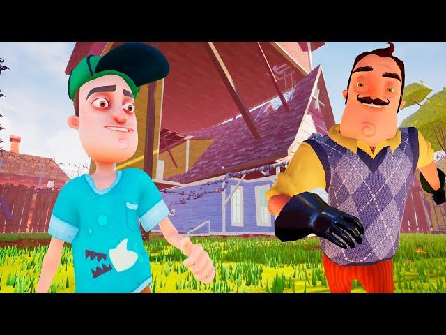 ШОУ ПРИВЕТ СОСЕД!ВОРУЕМ ВЕЩИ У СОСЕДА!ИГРА HELLO NEIGHBOR ПРОХОЖДЕНИЕ 2 АКТ!ПРИКОЛЫ И ЧЕЛЛЕНДЖИ!FUN!