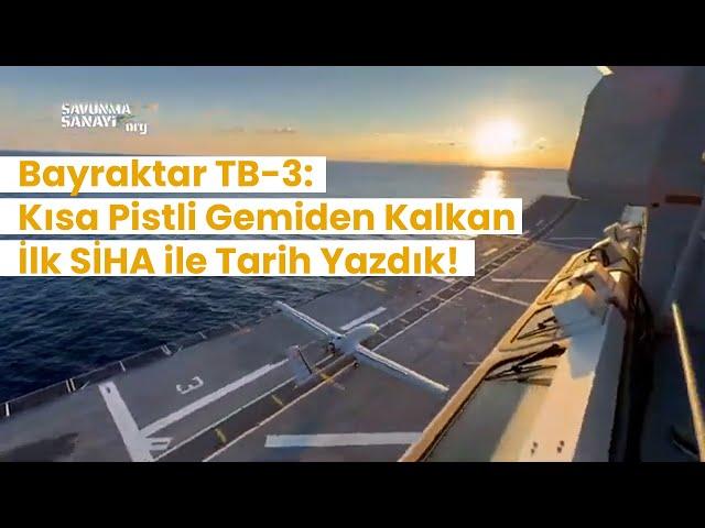 videoplaybackBayraktar TB-3: Kısa Pistli Gemiden Kalkan İlk SİHA ile Tarih Yazdık!