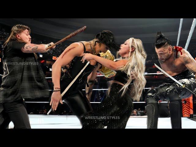 WWE 30 September 2024 Liv Morgan vs Rhea Ripley vs Domink Mysterio vs The Judgment Day highlights HD