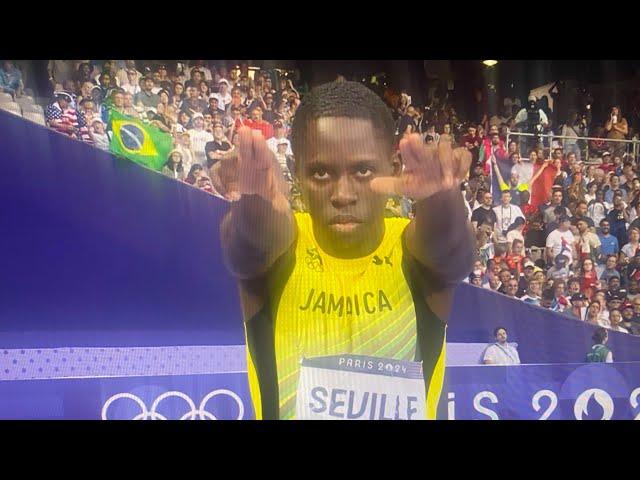 Oblique Seville beats Noah Lyles in 100m (9.81) | Mens 100m Semis | Olympics Track and Field 2024