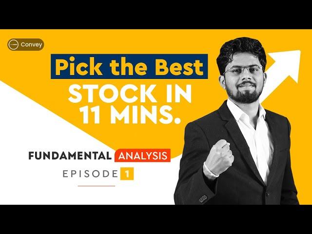 Fundamental Analysis Crash Course | How to Pick The Right Stocks Explained in Hindi | EP: 1