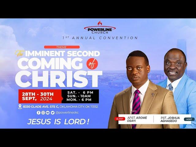 Powerline Convention 2024 - Day 1 | Apostle Arome Osayi | Pastor Joshua Aghasedo | Sept 28th, 2024