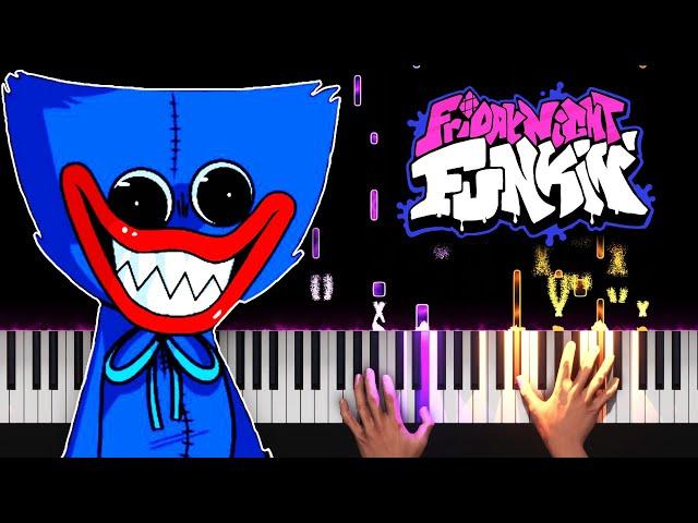 Playtime Song - Friday Night Funkin' VS Huggy Wuggy - Piano Tutorial