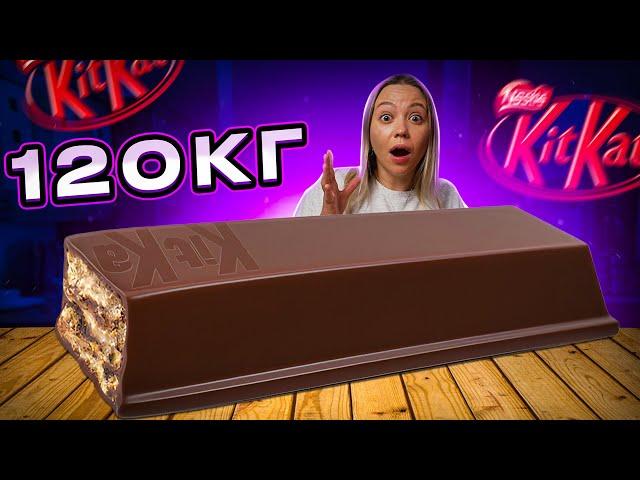 Мы сделали Kit Kat размером с КРОКОДИЛА: шоколадный батончик весом в 120 КГ!